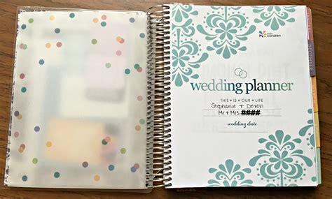 Erin Condren Wedding Planner - An Education in Domestication