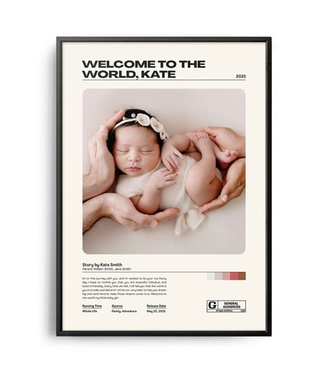 Custom movie style Newborn Baby poster - Weekend Poster