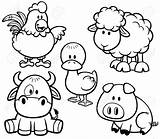 Coloring Pages For Toddlers Farm Animals sketch template