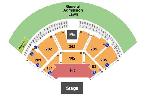 Gorge Amphitheatre Seating Chart | Gorge Amphitheatre