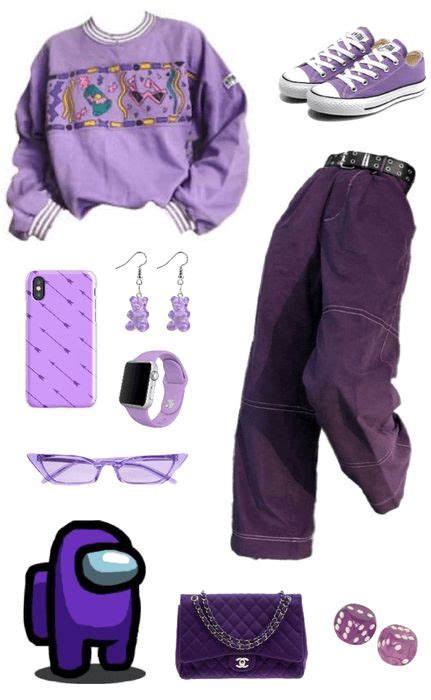 Purple Among Us Character Outfit | ShopLook | Purple outfits, Purple jeans outfit, Purple fashion