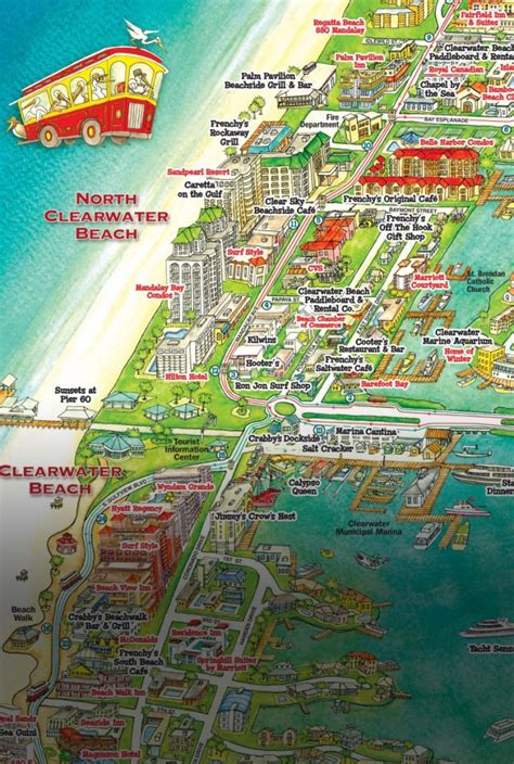 Clearwater Beach Map Florida | Free Printable Maps