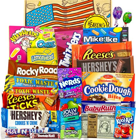 Buy Large American Sweets Gift Box - USA Sweets and Chocolate, Reeses ...