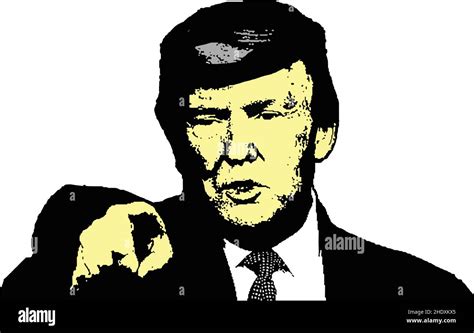Donald trump pointing finger Stock Vector Images - Alamy
