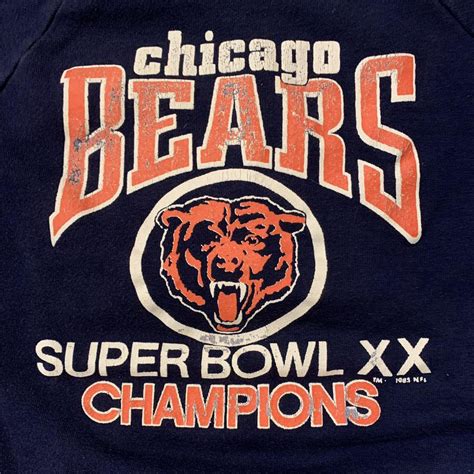 Vintage 1985 Chicago Bears Logo 7 crewneck! Made in... - Depop