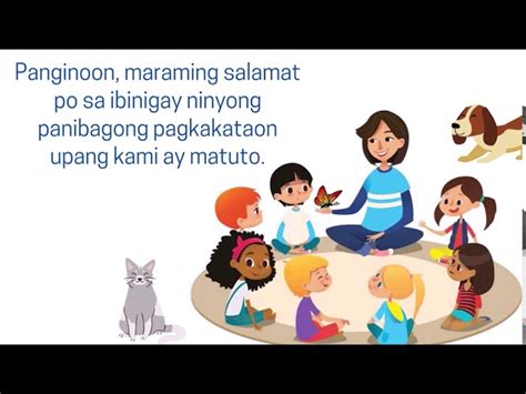 Mga Panalangin Sa Paaralan Tagalog - magdasal sandali