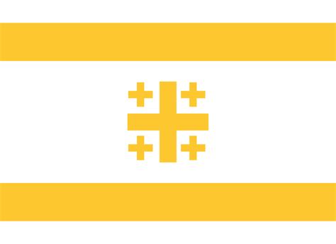 Flag of the New Kingdom of Jerusalem : vexillology