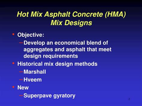 PPT - Asphalt Concrete Mix Design PowerPoint Presentation - ID:166959