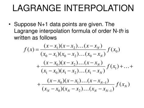 PPT - POLYNOMIAL INTERPOLATION PowerPoint Presentation, free download ...