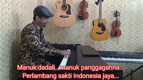 Manuk Dadali (karaoke+lirik) for female, in E mayor - YouTube