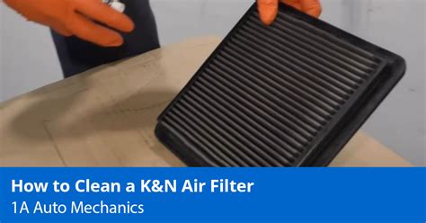 How to Clean a K&N Air Filter - Expert Advice - 1A Auto