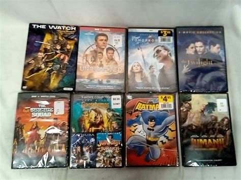 Assortment Of Different Action DVD Movies, 20 Pieces, Multi-Color ...