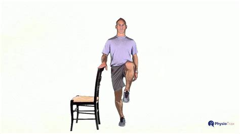 Standing AROM Hip Flexion Marches - YouTube