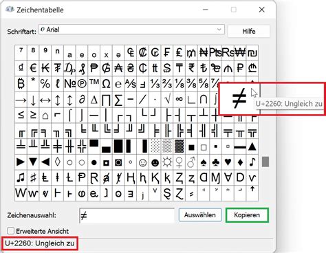 Ungleich-Zeichen in Word einfügen - so geht's am schnellsten