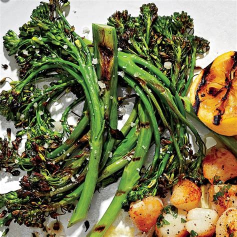 Charred Broccolini with Lemon Recipe | Recipe | Lemon recipes, Broccolini, Grilled broccolini