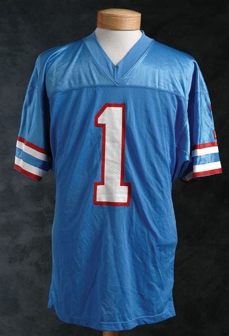 Warren Moon Houston Oilers Game Worn Jersey