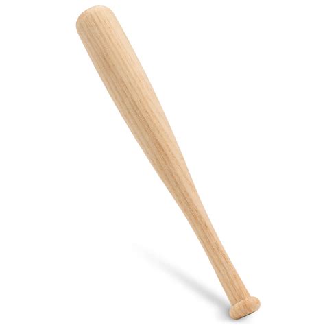 6" miniature wood baseball bats