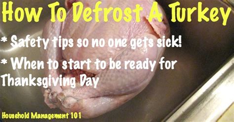 How To Defrost Turkey - Make Sure You Start Soon Enough For Thanksgiving Day