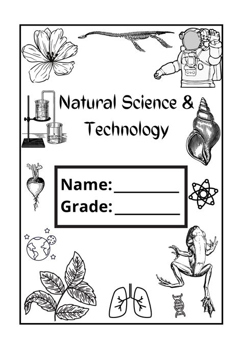 Natural Science & Technology book covers (x2) • Teacha!