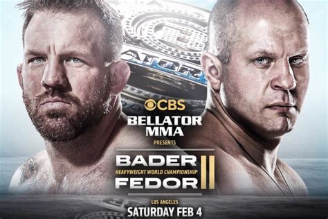 Bellator MMA set for CBS debut on Feb. 4 with two world championships ...