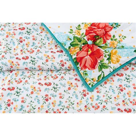 The Pioneer Woman Vintage Floral 3-Piece Quilt Set, Full/Queen - Walmart.com in 2021 | Quilt ...