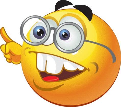 AL - smiley jaune avec lunettes et montre du doigt - émoticône clipart cartoon - téléchargement ...