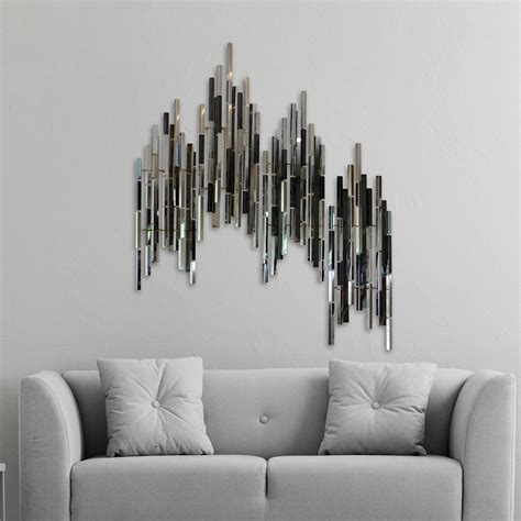 Kaleidoscope Metal Art // Chrome (3 Piece) - Metal Sculpture Studio - Touch of Modern