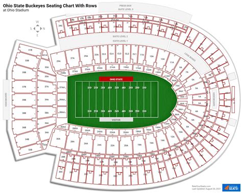 The Horseshoe Stadium Seating Chart PIC Ohio State Turns Cal 39 S | Maps Of Ohio