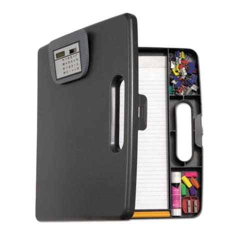 Officemate 83372 1" Capacity 8 1/2" x 11" Portable Storage Clipboard ...