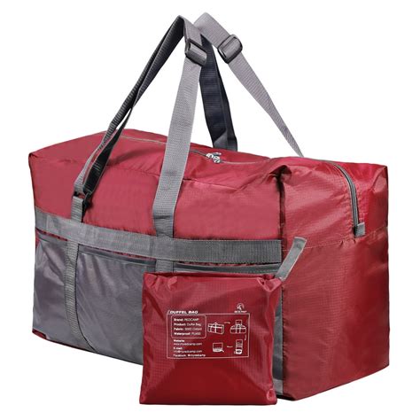 REDCAMP Extra Large 25'' Duffle Bag 75L Wine Lightweight, Waterproof Travel Duffel Bag Foldable ...