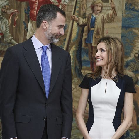 King Felipe VI and Queen Letizia shared the look of love at the | The ...