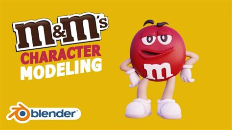 Modeling The Famous Red M&M Character