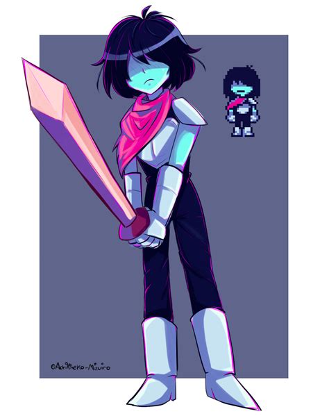 Kris deltarune by AdriKoneko-Mizuiro on DeviantArt