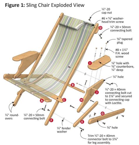 Fast-and-Easy Sling Chair | Sling chair, Diy chair, Beach chairs diy