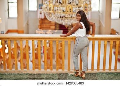 African American Woman Praying Church Believers Stock Photo 1429085483 ...