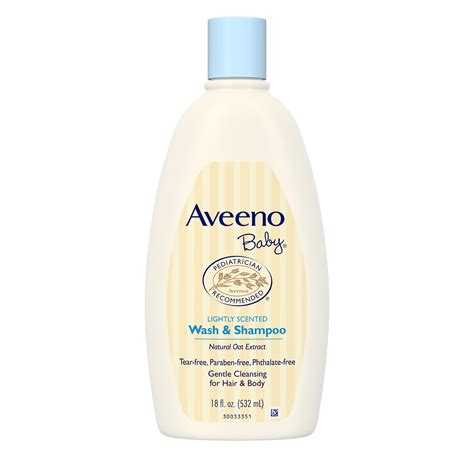 Aveeno Baby Gentle Wash & Shampoo with Natural Oat Extract, 18 fl oz - Walmart.com - Walmart.com