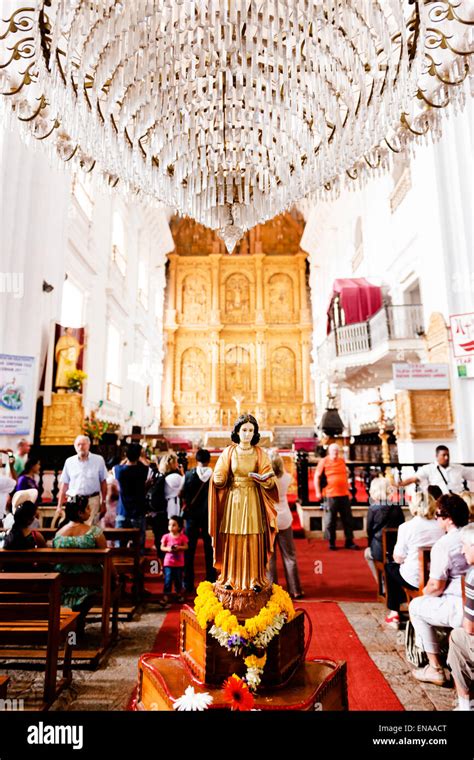 Se Cathedral, Old Goa Stock Photo - Alamy