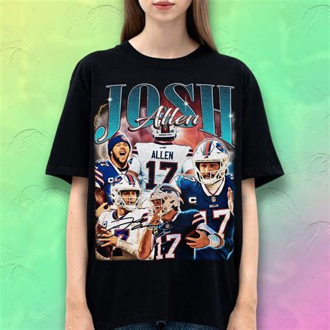 Josh Allen Shirt, Josh Allen T-shirt, Football Sweatshirt, Vintage ...