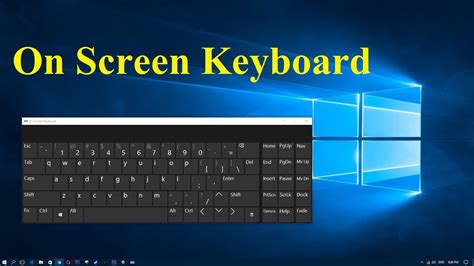 How to open the On-screen Keyboard How to Enable or Disable the Onscreen Keyboard in Windows 10 ...