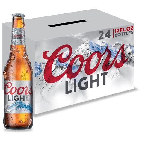 Coors Light Beer, American Light Lager, 24 Pack Beer, 12 fl. oz. Bottles - Walmart.com