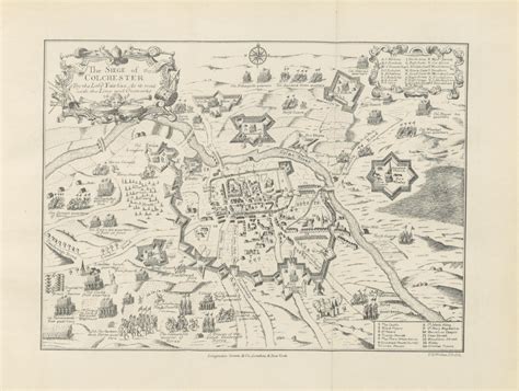 Siege of Colchester during the English Civil War (1648) : r/MapPorn