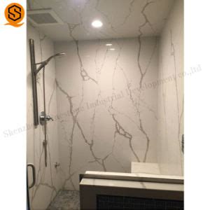 China Engineered Acrylic Resin Sheets Wholesale Quartz Shower Stone Wall Sheet for Bathroom ...