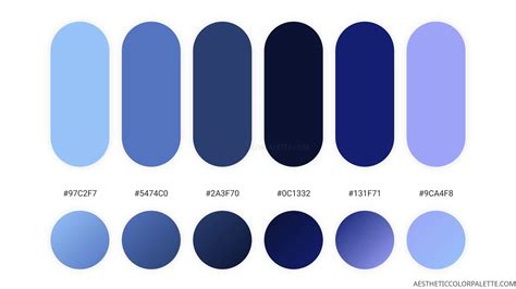 Blueberry Colors - Aesthetic Color Palette