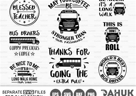 School Svg Bundle, Bus Driver Svg, Back To School, Cut File, For ...