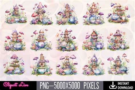 Whimsical Watercolor Clip Art Bundle Graphic by clipart_Live · Creative Fabrica