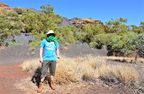 Me with 'Protection', Blue Asbestos Tailings, Wittenoom Go… | Flickr