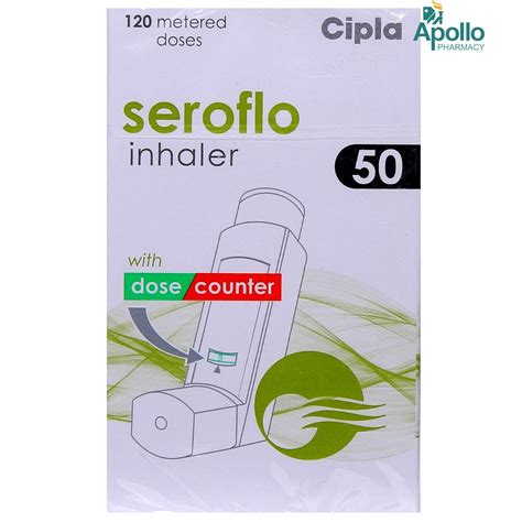 Seroflo 50 Inhaler 120 mdi Price, Uses, Side Effects, Composition - Apollo Pharmacy