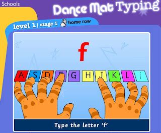 Dance Mat Typing Level 1 Stage 6