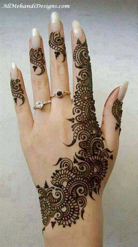 1000+ Easy Finger Mehndi Designs - Henna Finger Ideas