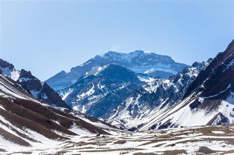 Premium Photo | Panoramic view of the aconcagua national park